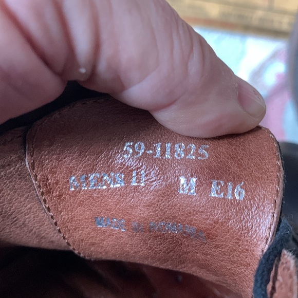 Johnston & Murphy Men’s Dark Brown Wingtip Oxfords 11 EUC 59-11825 - Picture 8 of 12